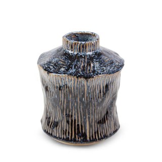 WAZON DEKORACYJNY ALDA (04) FI 17 X 20 CM GRANATOWY EUROFIRANY