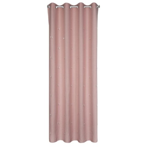ZASŁONA GOTOWA WENDY 140 X 250 CM RÓŻOWY EUROFIRANY