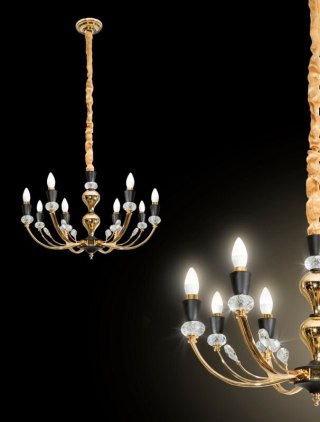 LAMPA MELBA (01) FI 71 X 120 CM ZŁOTY EUROFIRANY