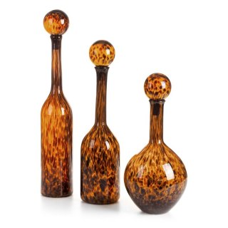 SZKLANY WAZON DEKORACYJNY ISLA FI 12 X 70 CM POMARAŃCZOWY EUROFIRANY