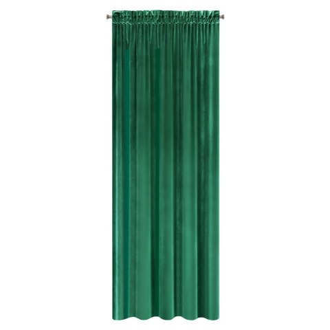 ZASŁONA GOTOWA SAMANTA NA TAŚMIE 140 X 270 CM ZIELONY EUROFIRANY