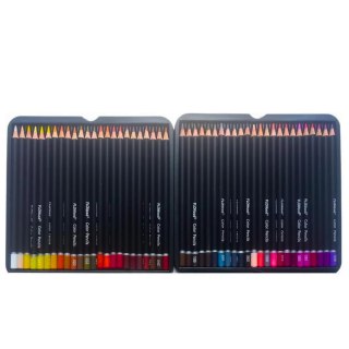 Zestaw Kredek Artystycznych Akwarelowych 48 Sztuk Kolorów LEAN