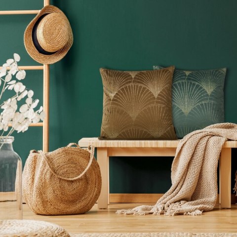 POSZEWKA BLINK 21 45 X 45 CM CIEMNOMIĘTOWY EUROFIRANY