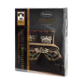 POŚCIEL EVA 11 220 X 200 CM CZARNY EUROFIRANY