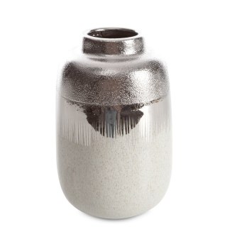 WAZON DEKORACYJNY MAX 14 X 14 X 21 CM KREMOWY EUROFIRANY