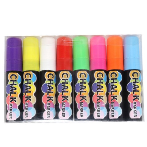 Markery Kredowe Kolorowe Wielofunkcyjne Zestaw 8szt LEAN