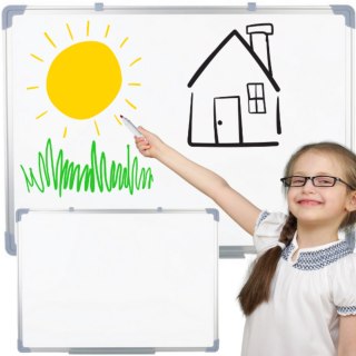 Tablica Magnetyczna Do Zawieszenia Suchościeralna Biała 45x60cm LEAN