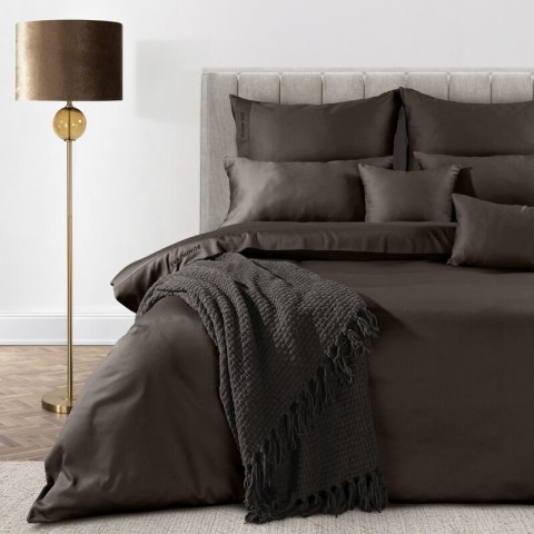 POŚCIEL ELEGANT1G 160 X 200 CM BRĄZOWY EUROFIRANY