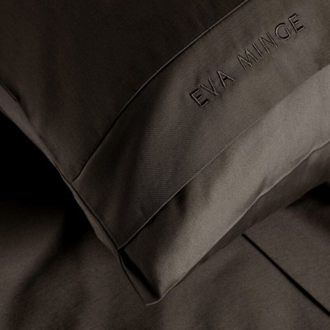 POŚCIEL ELEGANT1G 160 X 200 CM BRĄZOWY EUROFIRANY