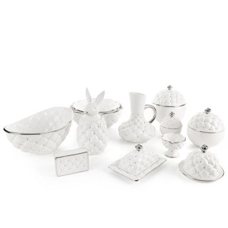 CERAMIKA O 18 X 24 CM BIAŁY EUROFIRANY