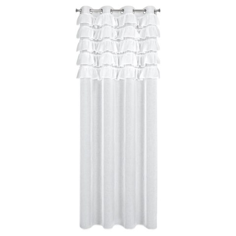 FIRANA GOTOWA AURA 140 X 250 CM BIAŁY EUROFIRANY