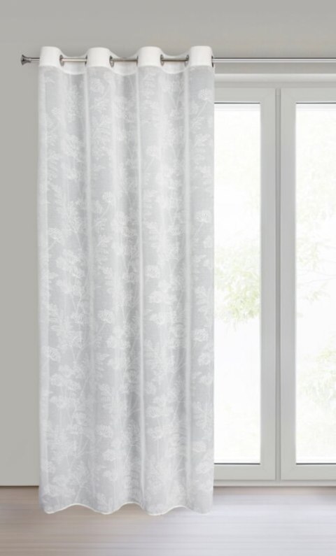 FIRANA GOTOWA POLI 140 X 250 CM BIAŁY EUROFIRANY