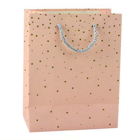 Torba Prezentowa Ze Złotymi Kropkami 23 x 18 x 10,5 cm LEAN