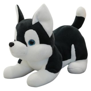 Pluszowa Maskotka Przytulanka Piesek Husky Czarno-Biały 30cm LEAN Toys