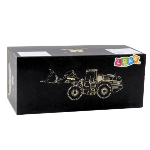 Koparko Ładowarka Metalowa Konstrukcja Huina Żółta 1:50 HUINA