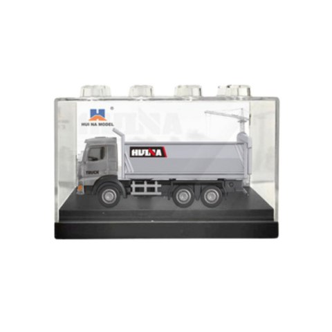 Wywrotka Metalowa Model Kolekcjonerski Huina Srebrna 1:80 HUINA