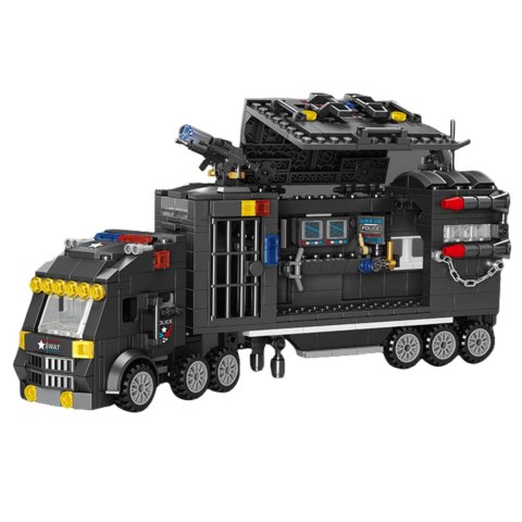 Klocki Konstrukcyjne 8w1 Pojazd SWAT Policja Robot 826 el. LEAN Toys