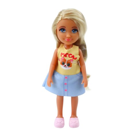 Zestaw Mini Laleczka Ankiki Samochód Kabriolet Fioletowy LEAN Toys