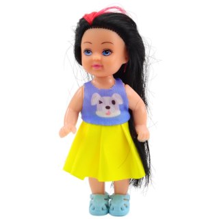 Zestaw Mini Laleczka W Sukience Pieski Buda Transporter LEAN TOYS