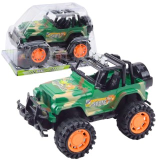 Duży Samochód Terenowy Militarny Off-Road Zielony LEAN Toys