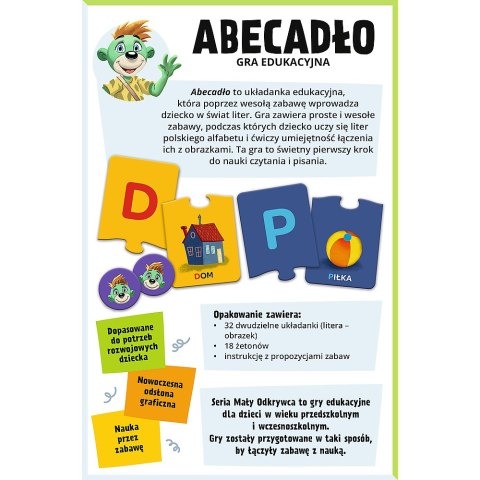 GRA - Abecadło / Mały Odkrywca Trefl 02811 Trefl Gry