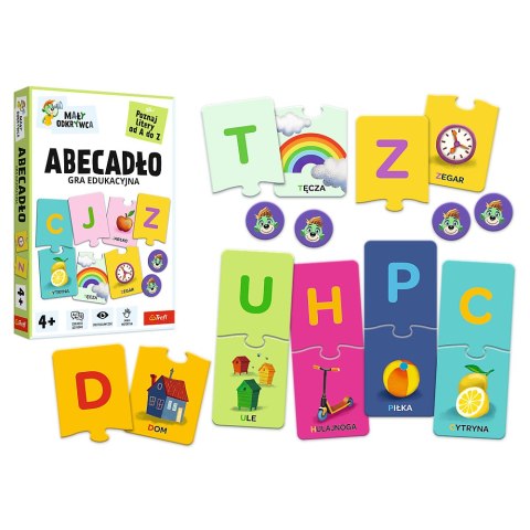 GRA - Abecadło / Mały Odkrywca Trefl 02811 Trefl Gry