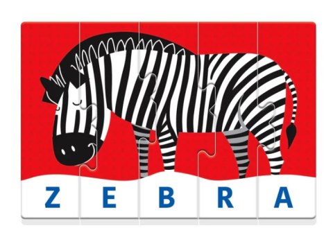 Gra edukacyjna Puzzle Moje Pierwsze Słowa Uczę się Bawiąc Język Polski Clementoni 50770 Clementoni