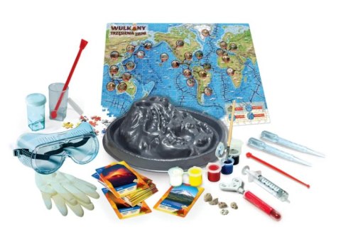 Naukowa Zabawa Zestaw Naukowy Wulkanologia Język Polski Clementoni 50893 Clementoni