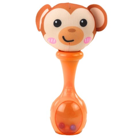 Zestaw Grzechotki Sensoryczne Z Miękką Piłeczką Małpka Panda 2szt LEAN Toys