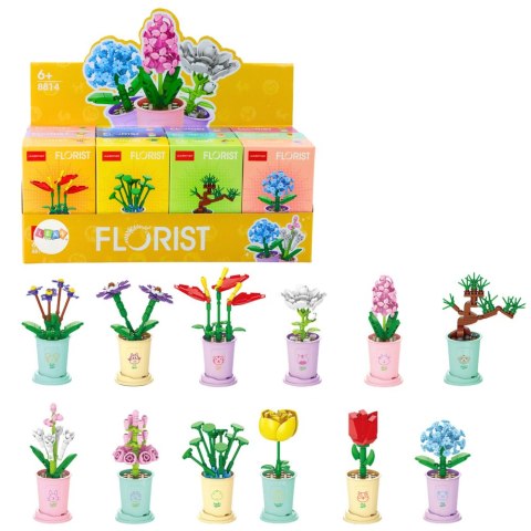 Klocki Konstrukcyjne Pojedynczy Kwiat W Doniczce 36-60 el. Stator